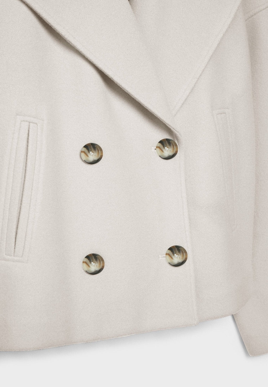 Theolise | Women's Chic Double-Breasted Cropped Jacket