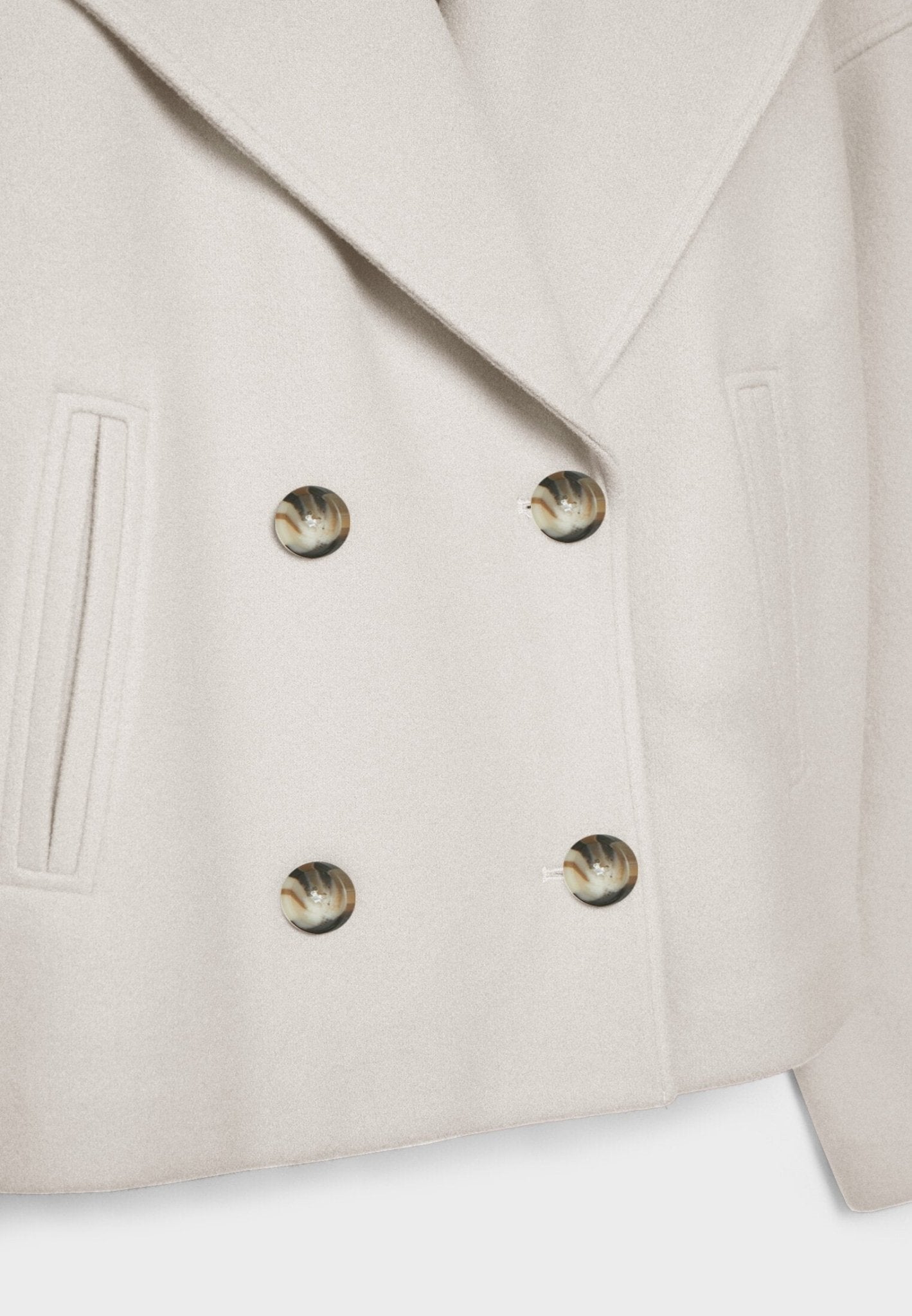 Theolise | Women's Chic Double-Breasted Cropped Jacket