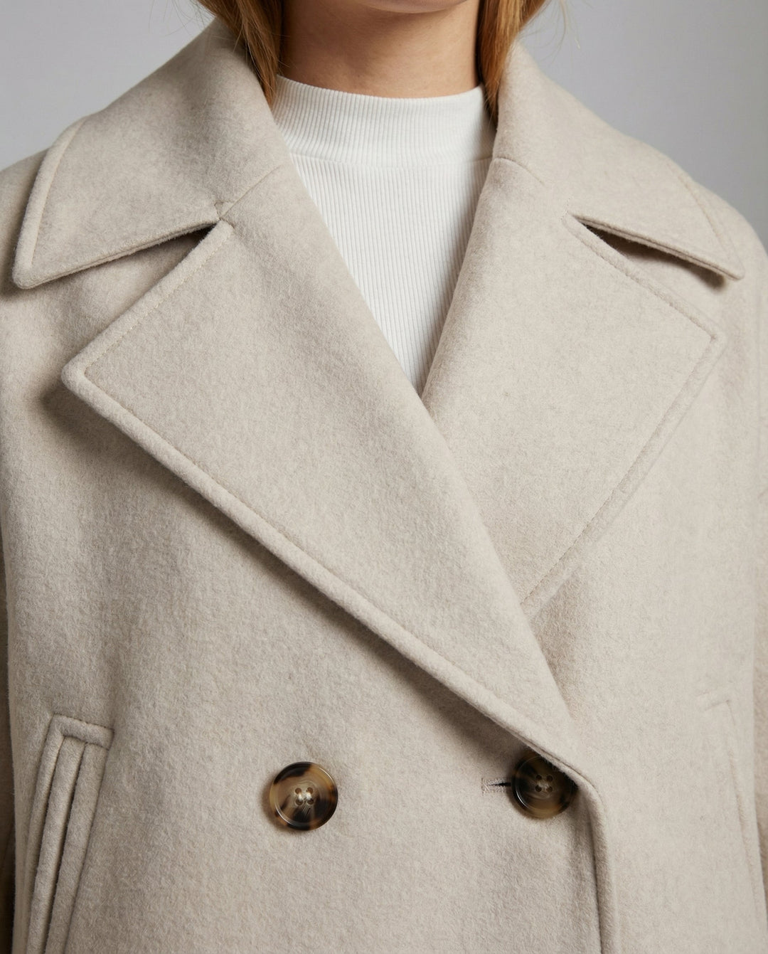 Theolise | Women's Chic Double-Breasted Cropped Jacket