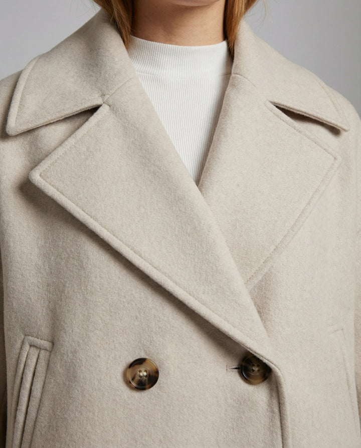 Theolise | Women's Chic Double-Breasted Cropped Jacket