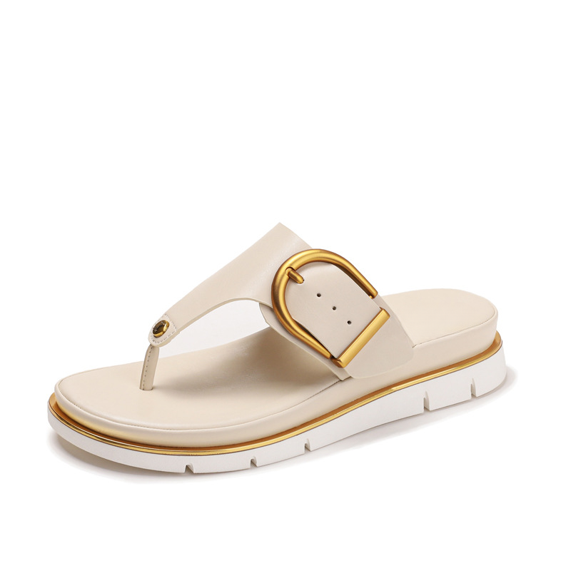 Xiomarette | Women's Cushioned Thong Slide Sandals