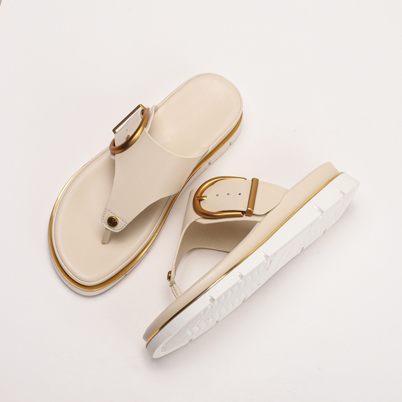 Xiomarette | Women's Cushioned Thong Slide Sandals