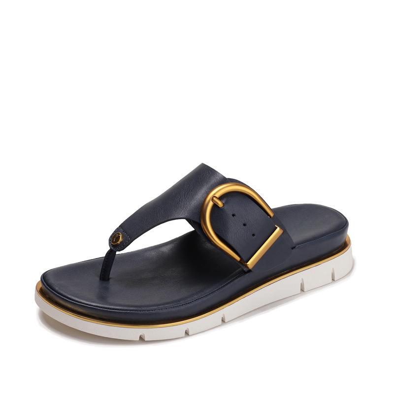 Xiomarette | Women's Cushioned Thong Slide Sandals