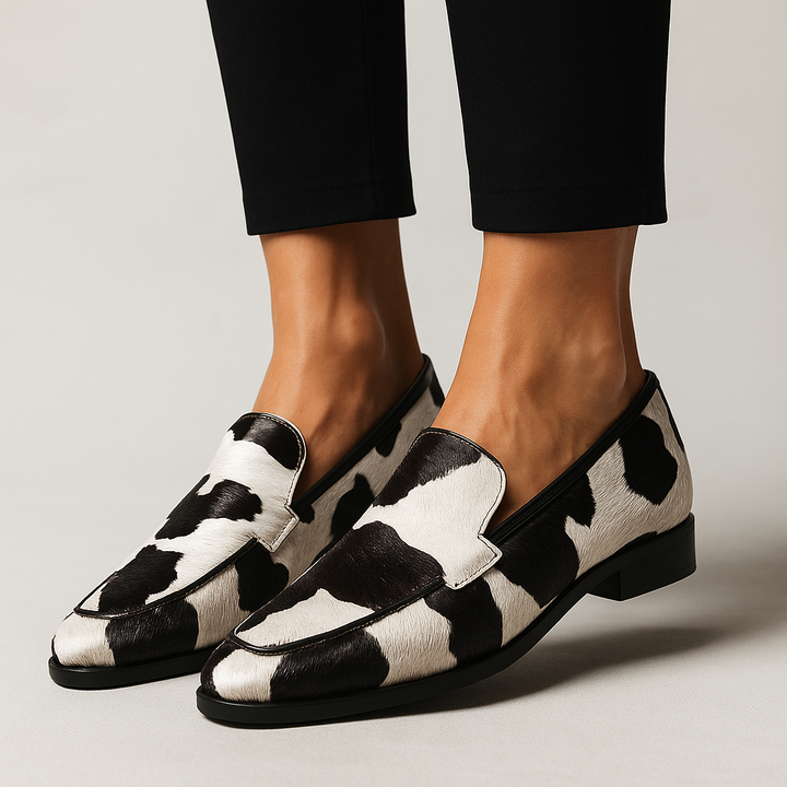 Iskara | Women's Printed Slip-On Walking Loafers