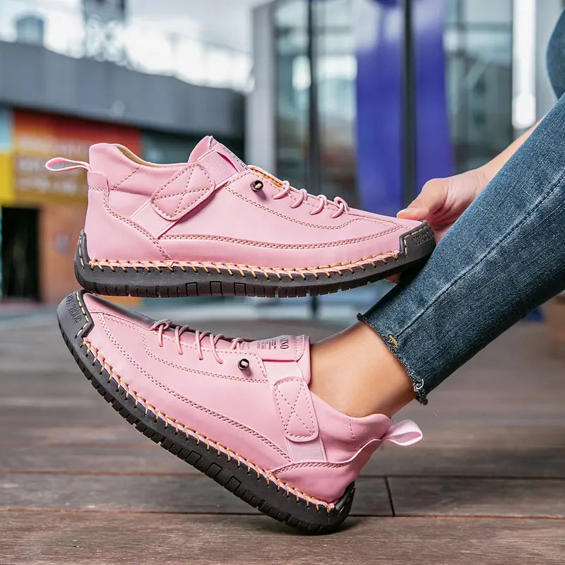 Iverra | Women's Lace-Up Strap Closure Sneakers