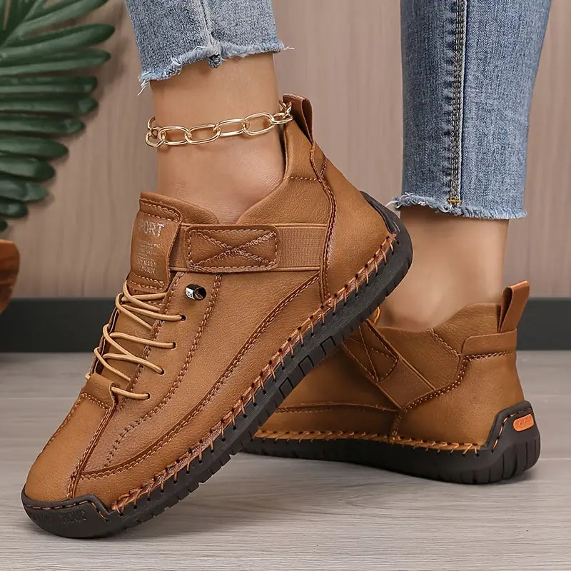 Iverra | Women's Lace-Up Strap Closure Sneakers