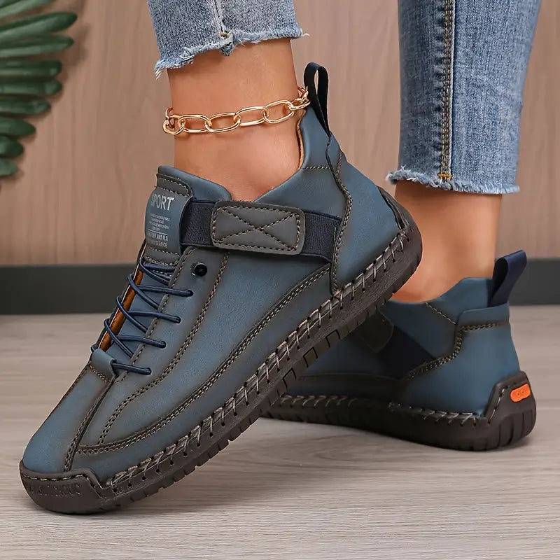 Iverra | Women's Lace-Up Strap Closure Sneakers