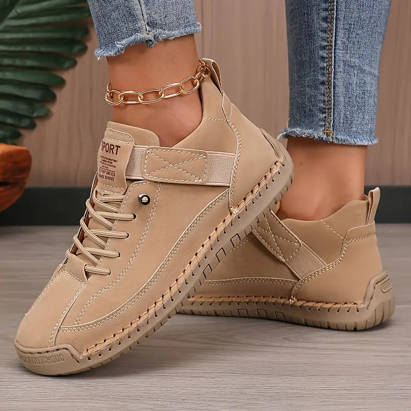 Iverra | Women's Lace-Up Strap Closure Sneakers