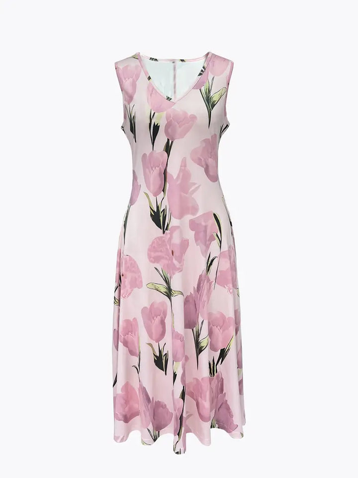Ysara | Women's Floral Maxi Dress & Jacket Set