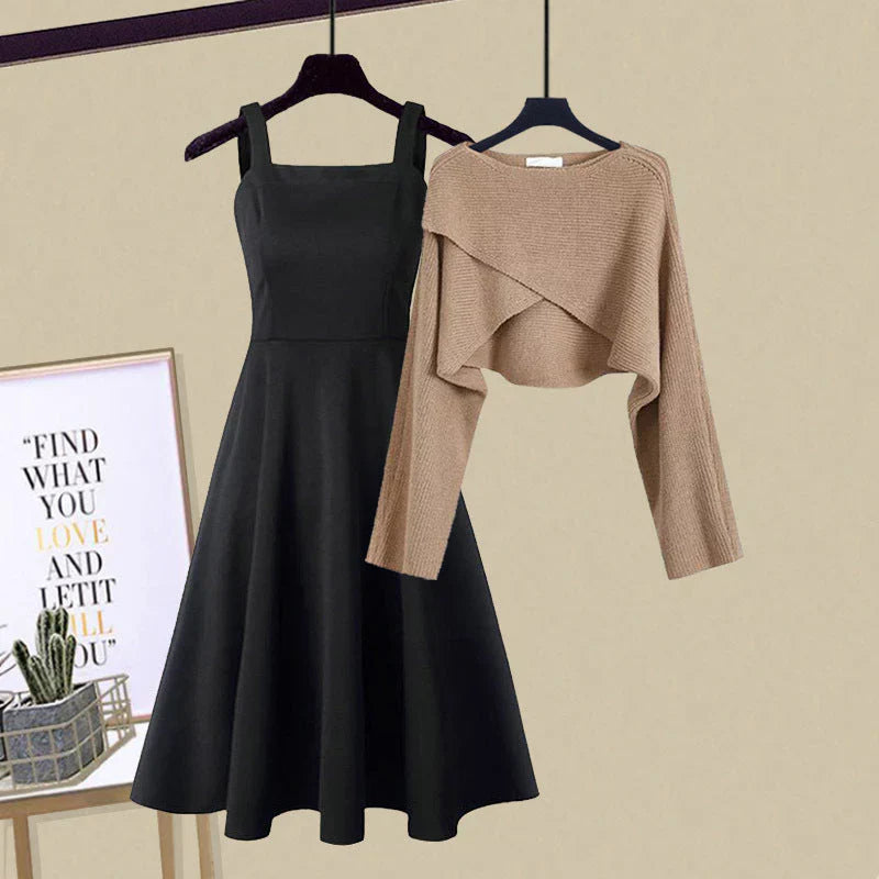 Ovelle | Women's Dress and Sweater Matching Set