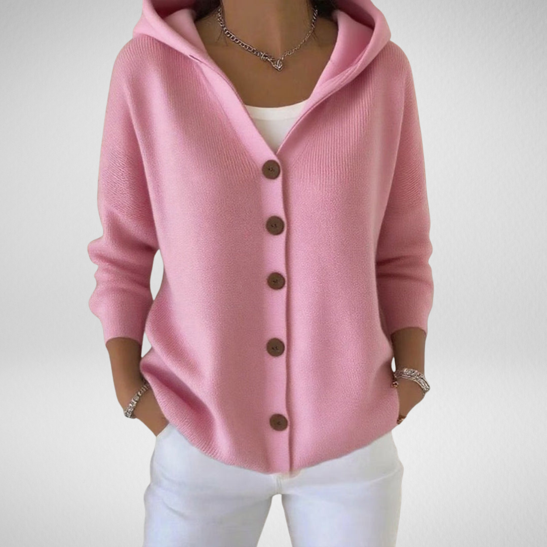 Calyraen | Women's Elegant Button-Up Cardigan