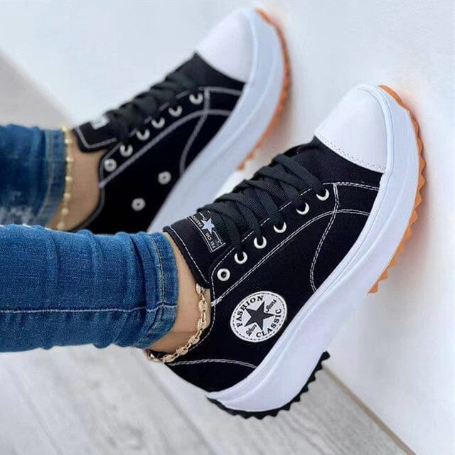 Brinley | Women's Orthopedic Lace-Up Platform Sneakers