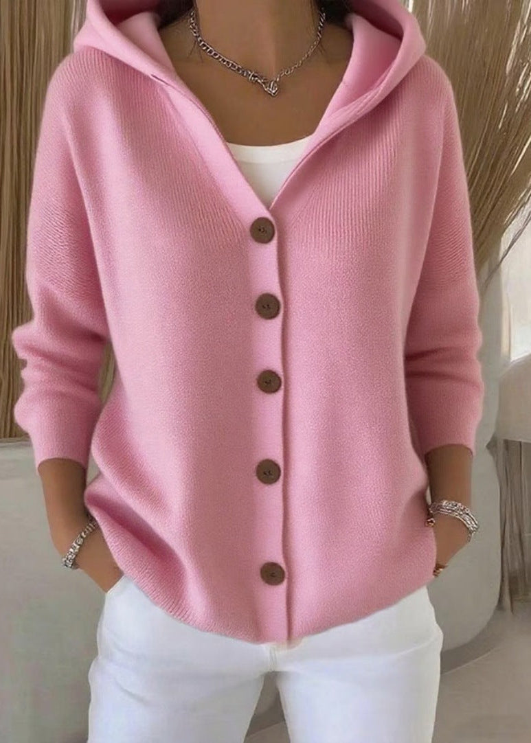 Calyraen | Women's Elegant Button-Up Cardigan