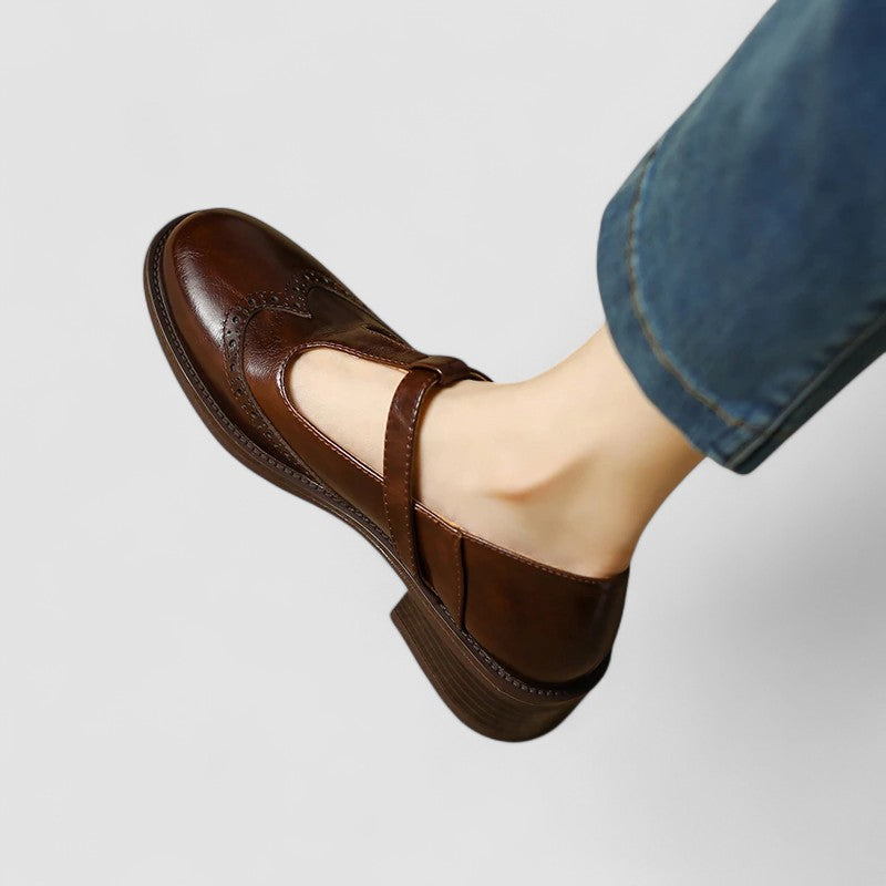 Vaenora | Women's Block Heel Strap Mary Jane Shoes