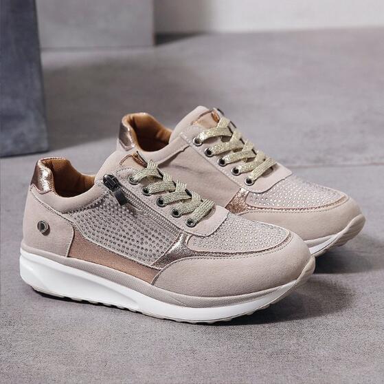 Ursula | Women's Zip-Up Walking Sneakers