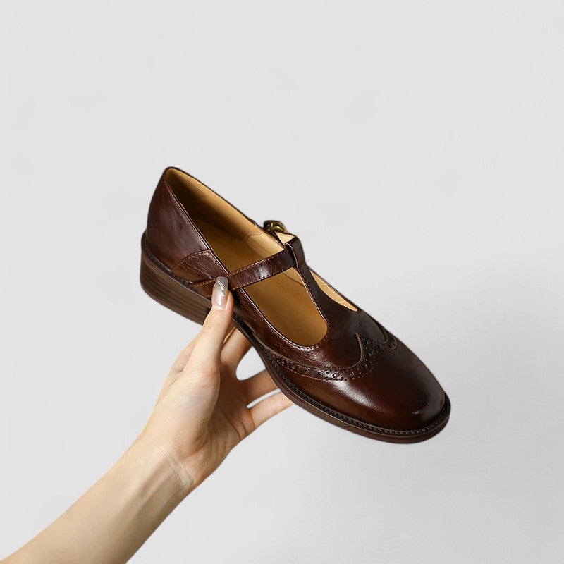 Vaenora | Women's Block Heel Strap Mary Jane Shoes
