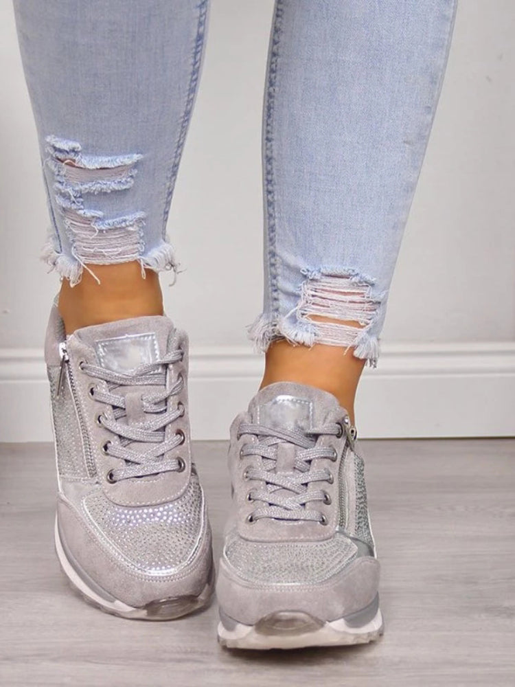 Ursula | Women's Zip-Up Walking Sneakers