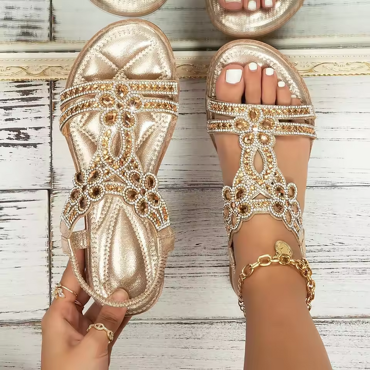 Zivra | Women's Orthopedic Boho Beaded Sandals