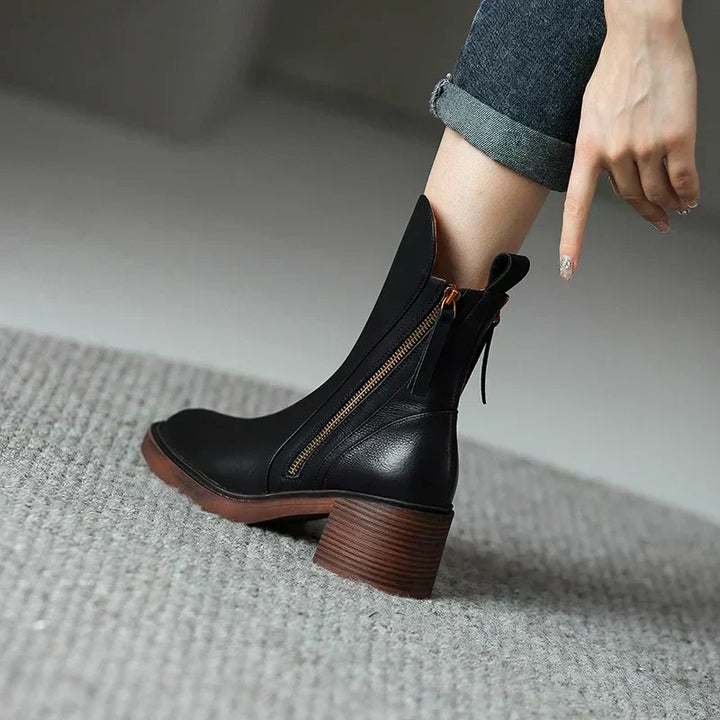 Saphielle | Women's Elegant Heeled Ankle Boots