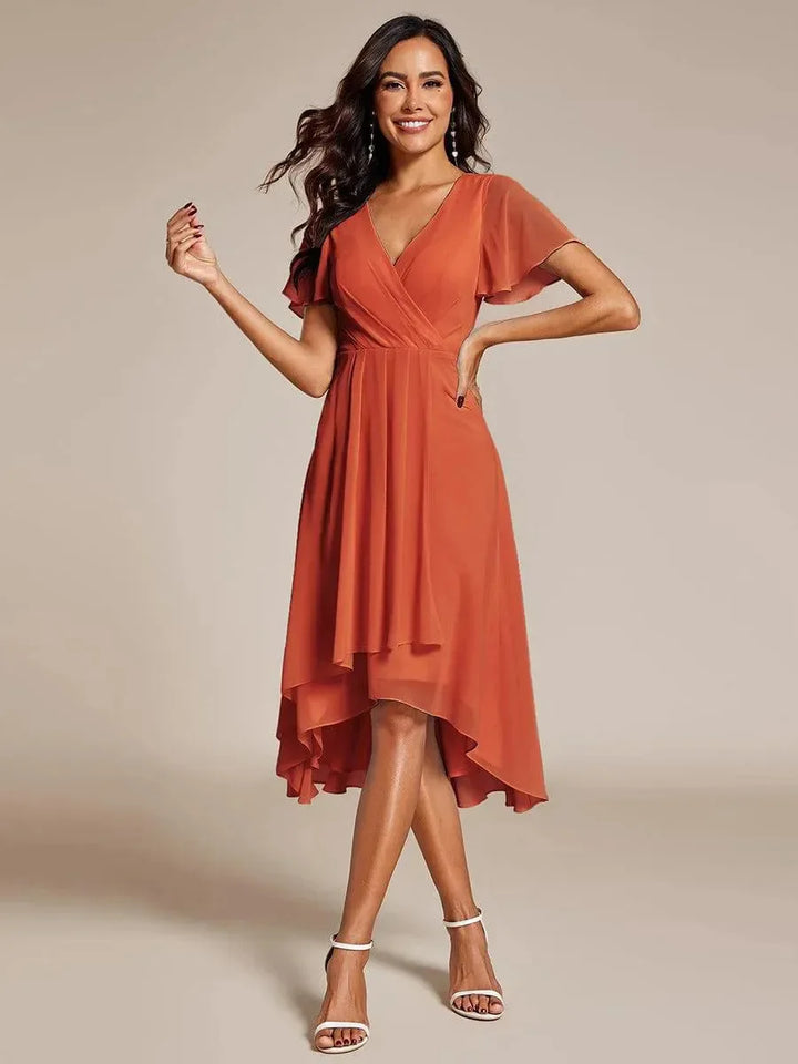 Thireya | Women's Elegant Flowing Midi Dress