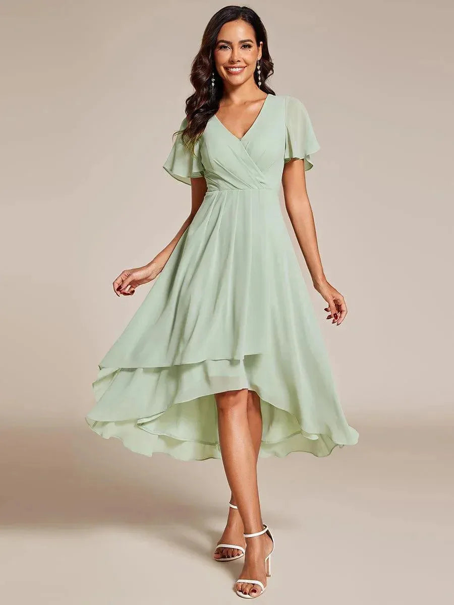 Thireya | Women's Elegant Flowing Midi Dress