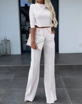 Xandra | Women's Elegant Wide-Leg Matching Set