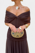 Calirae | Women's Floral V-Neck Midi Dress