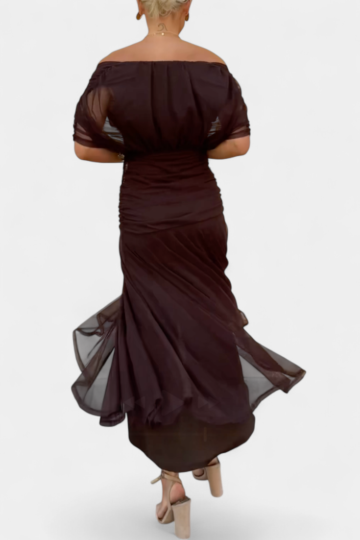 Calirae | Women's Floral V-Neck Midi Dress