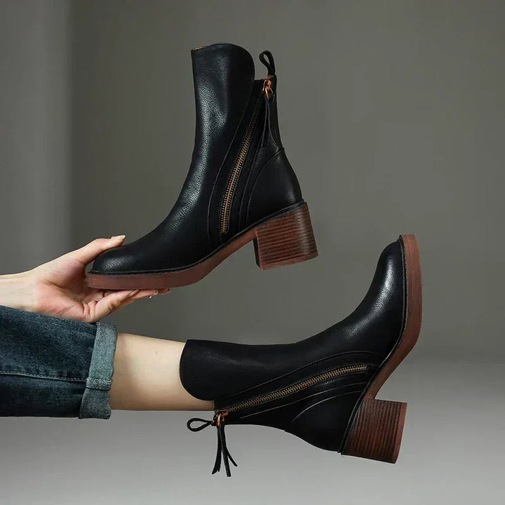 Saphielle | Women's Elegant Heeled Ankle Boots