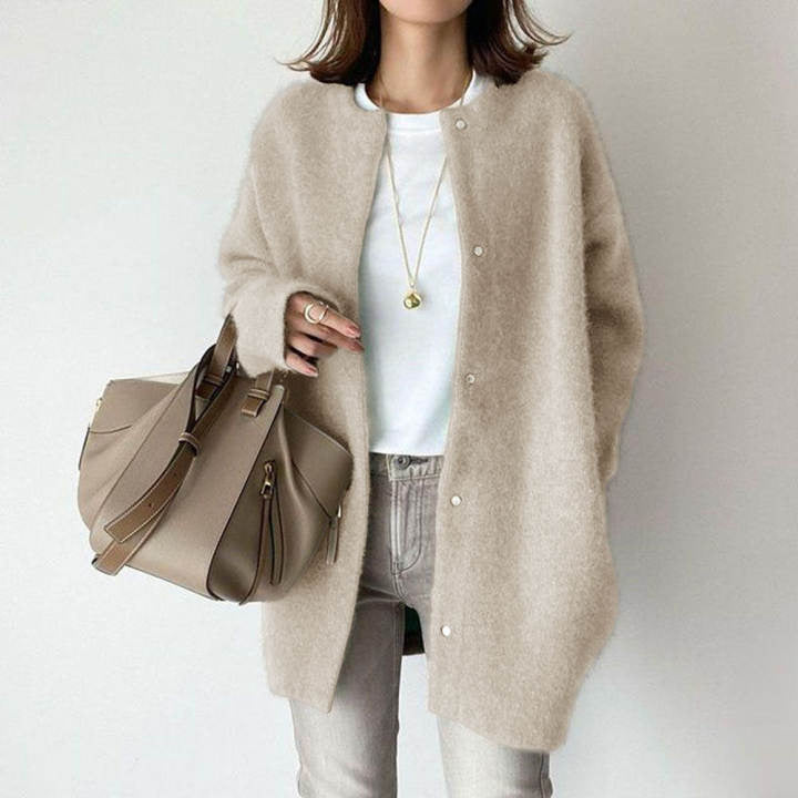 Leontine | Women's Oversized Button-Front Longline Cardigan