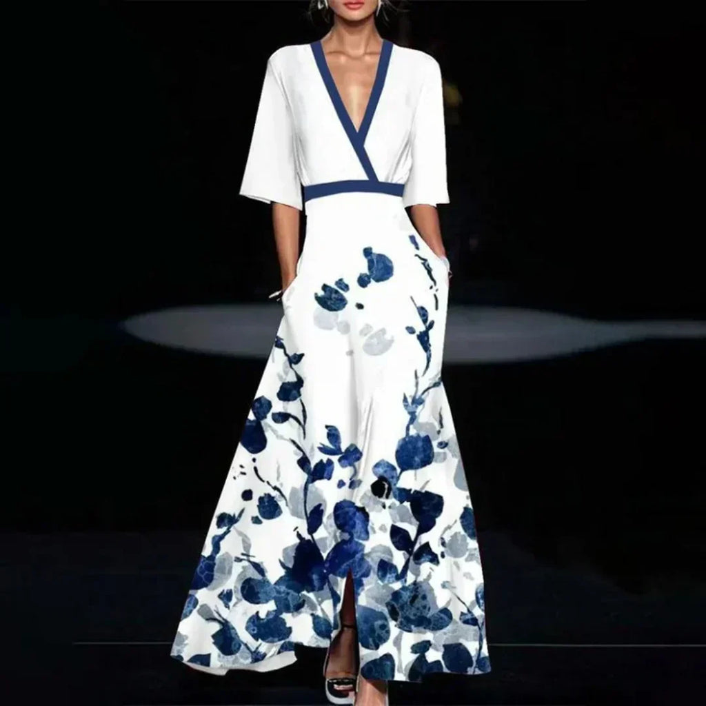 Ravenna | Women's Elegant Floral Maxi Dress