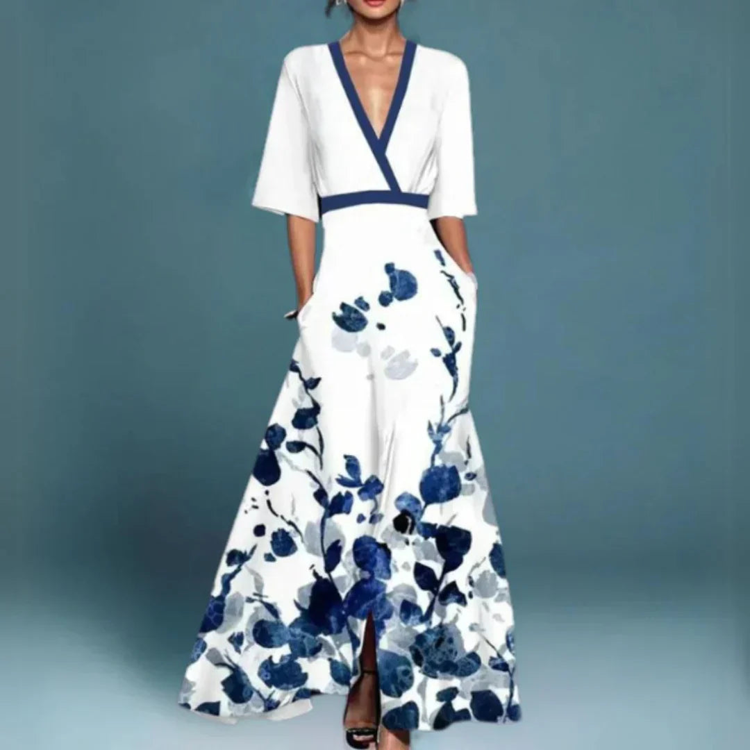 Ravenna | Women's Elegant Floral Maxi Dress
