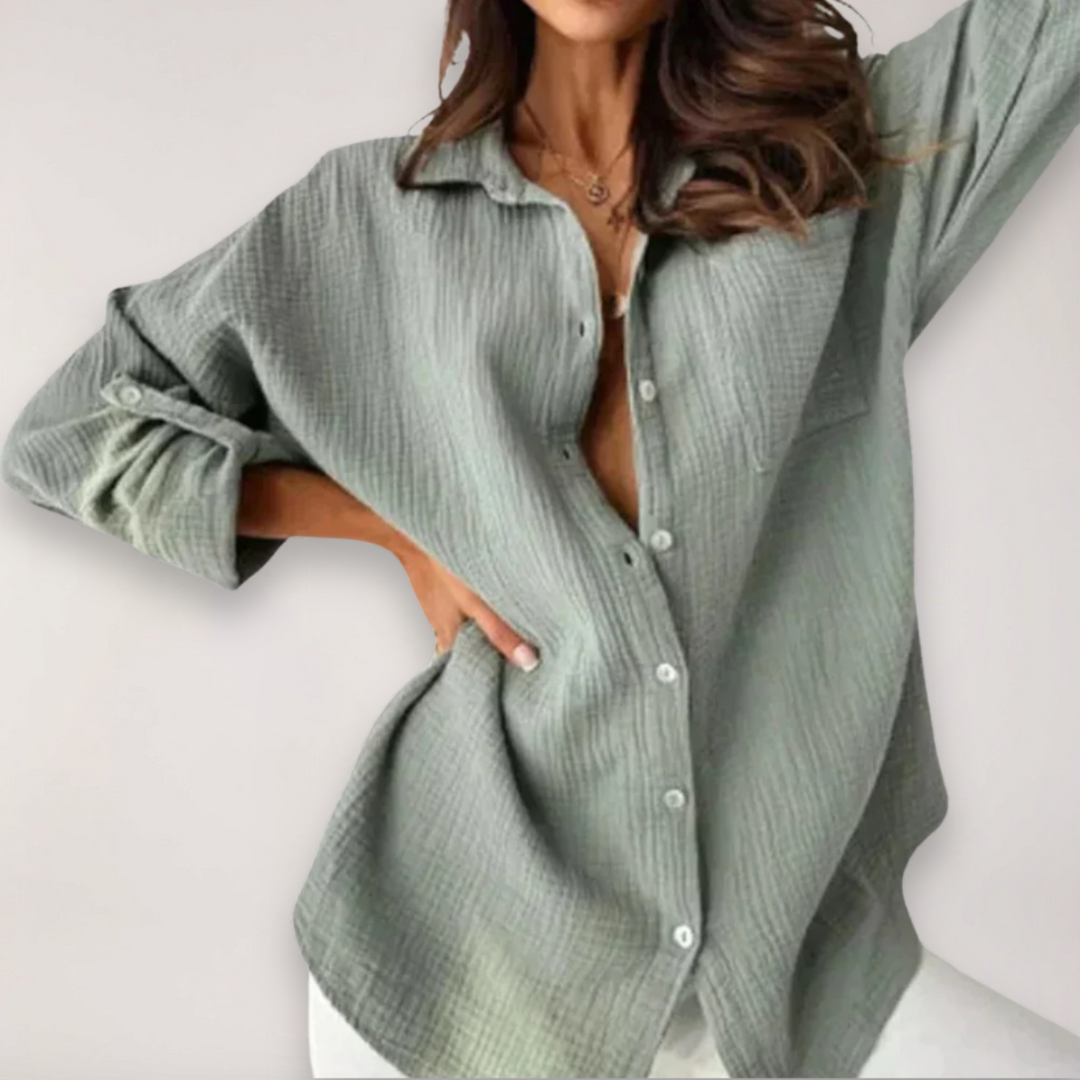 Lorelei | Women's Casual Button Front Linen Shirt