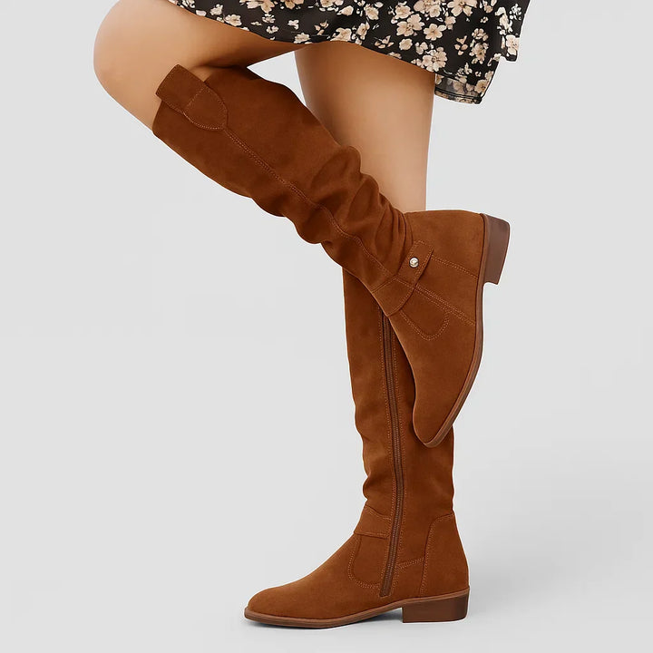 Kaelin | Women's High Knee Orthopedic Suede Boots