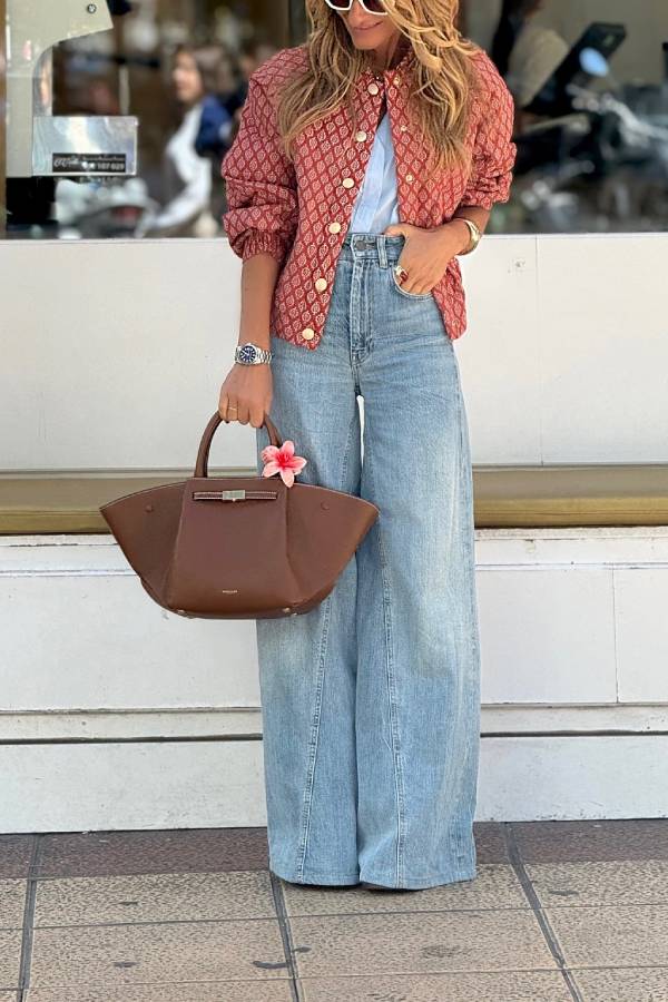 Tamsyn | Women's Printed Button-Up Jacket