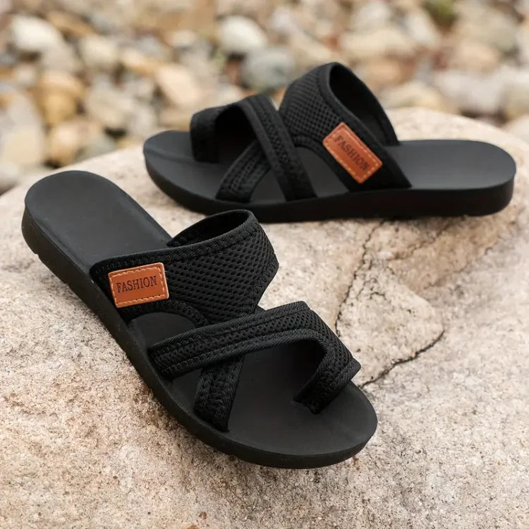 Vexa | Women's Cross Strap Slide Sandals