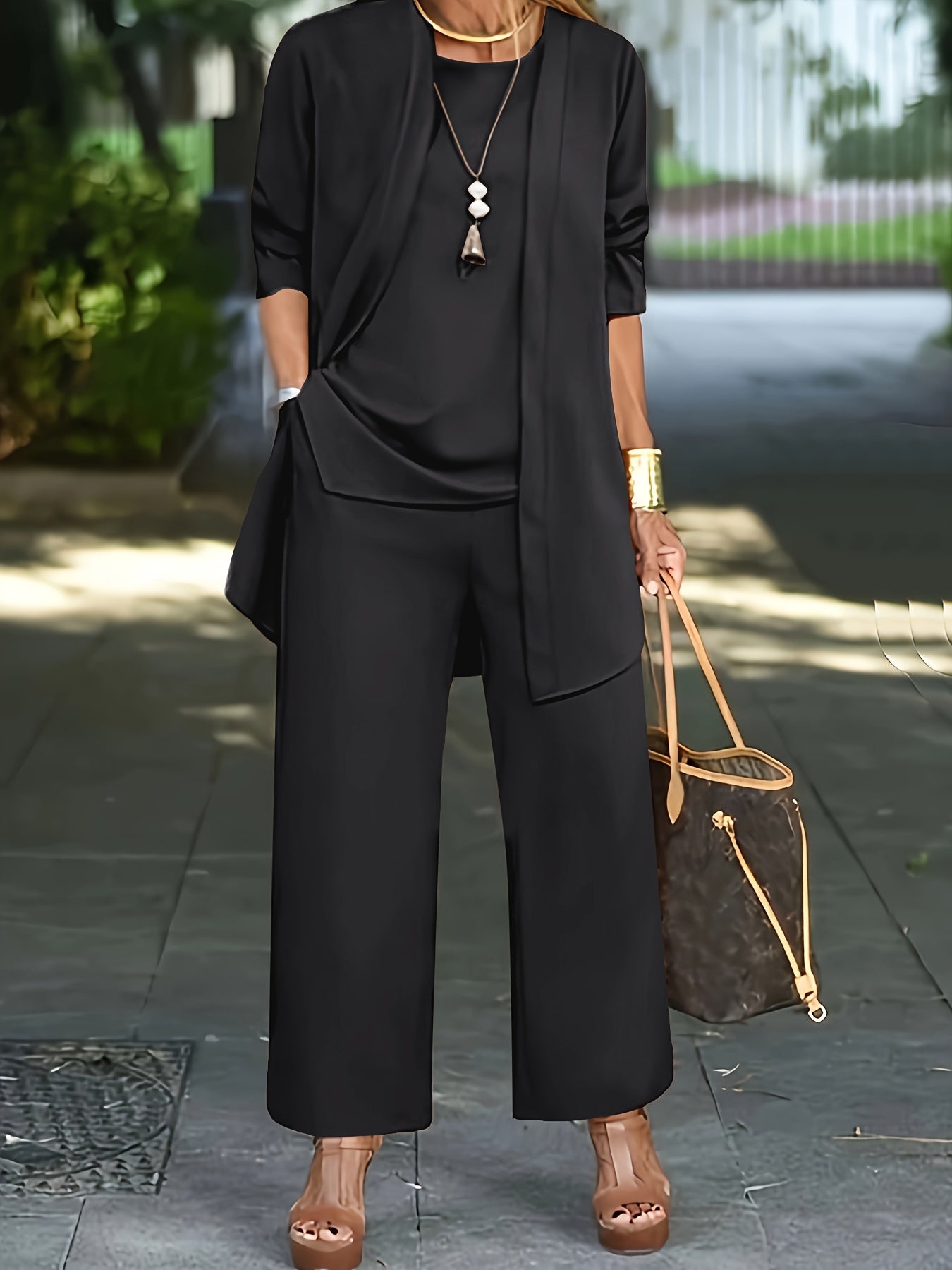 Jessamine | Women's Casual Three-Piece Trouser Set