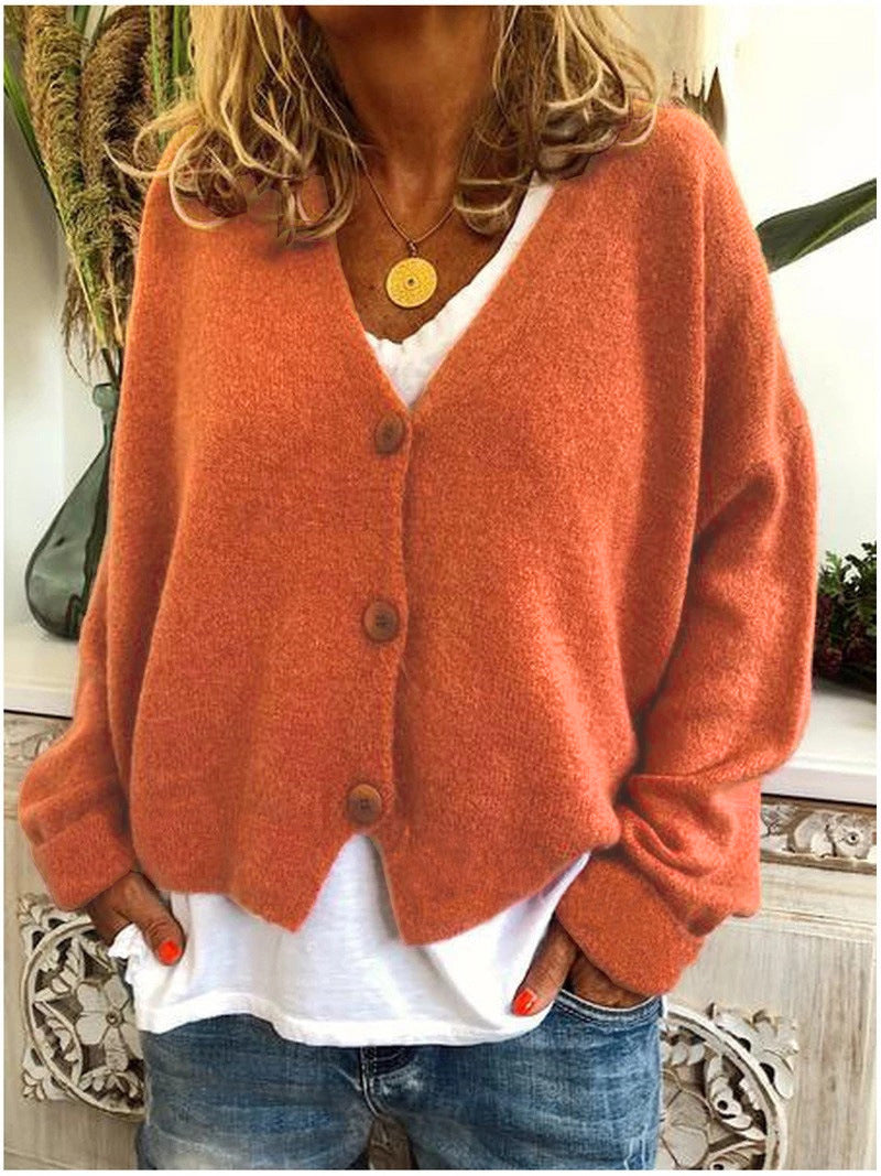 Alouette | Women's Knit Button-Up Relaxed Fit Cardigan