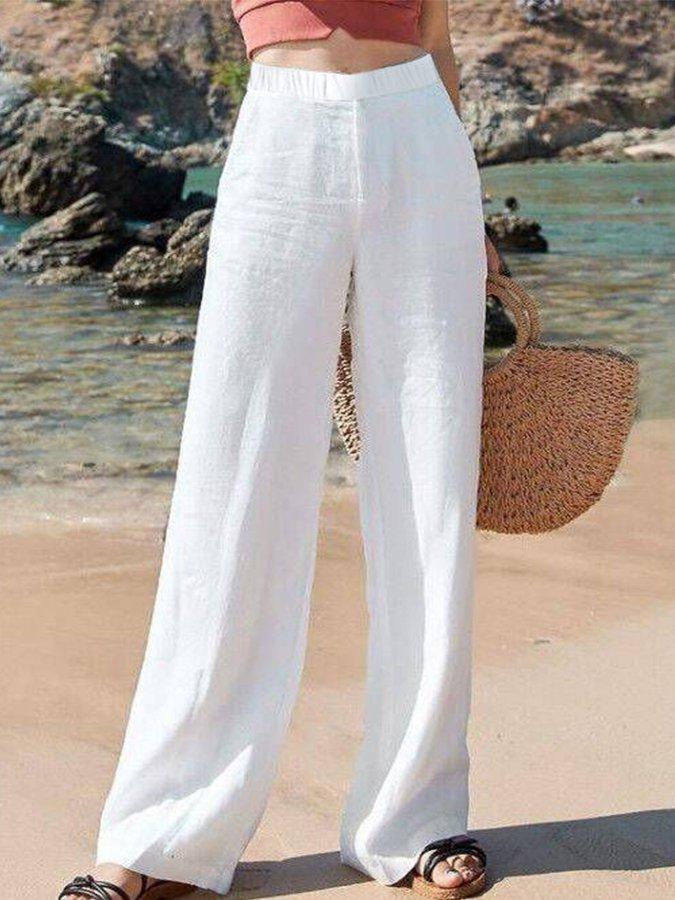 Helena | Women's Casual Wide Leg Trousers