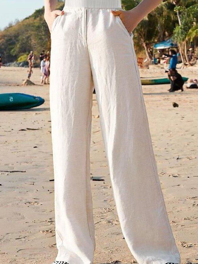 Helena | Women's Casual Wide Leg Trousers