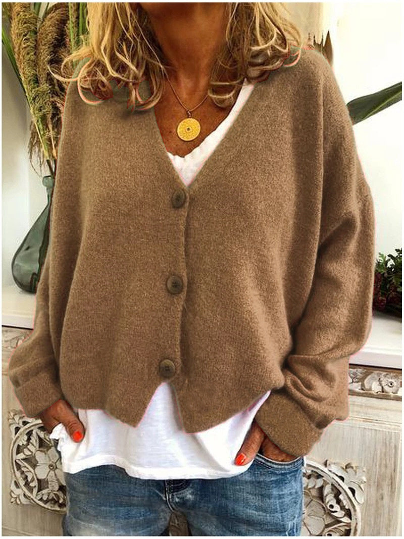 Alouette | Women's Knit Button-Up Relaxed Fit Cardigan