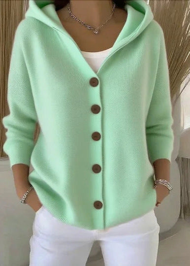 Calyraen | Women's Elegant Button-Up Cardigan