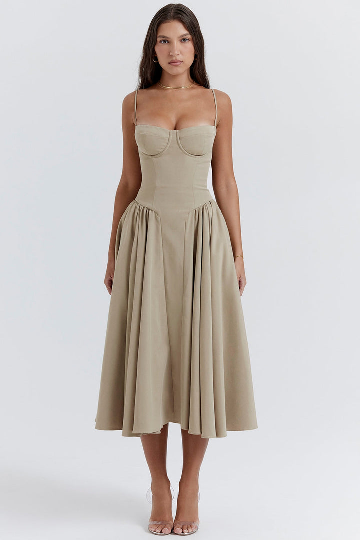 Elowen | Women's Summer Muse Strappy Midi Dress