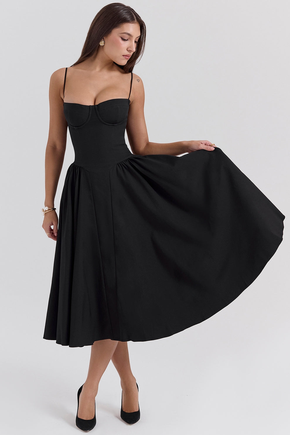 Elowen | Women's Summer Muse Strappy Midi Dress