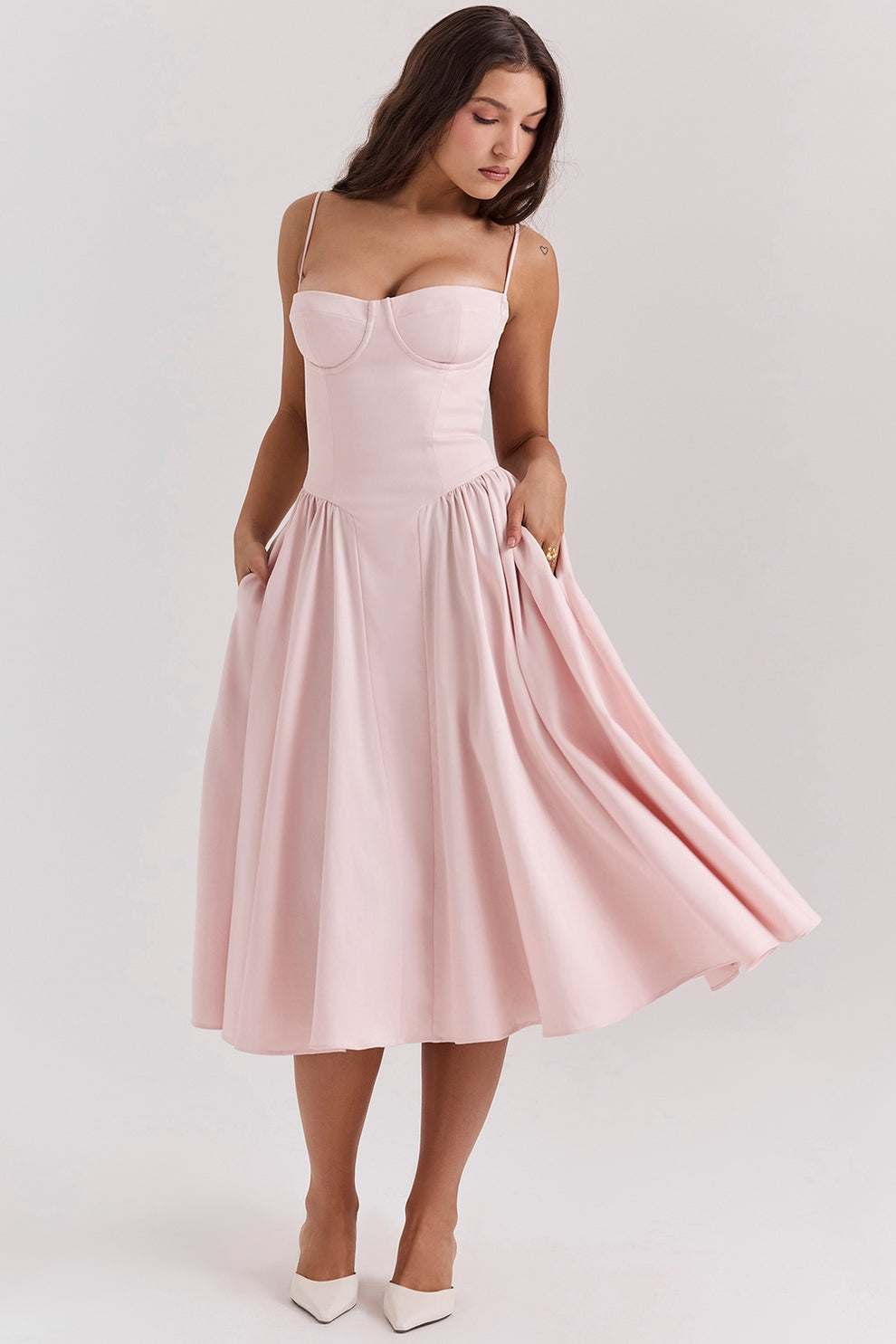 Elowen | Women's Summer Muse Strappy Midi Dress