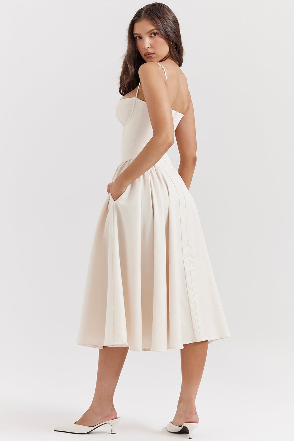Elowen | Women's Summer Muse Strappy Midi Dress
