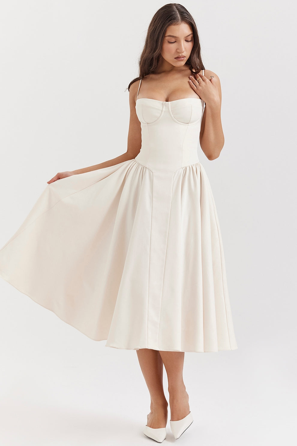 Elowen | Women's Summer Muse Strappy Midi Dress
