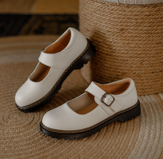 Zirelle | Women's Classic Strap Chunky Sole Mary Jane Shoes