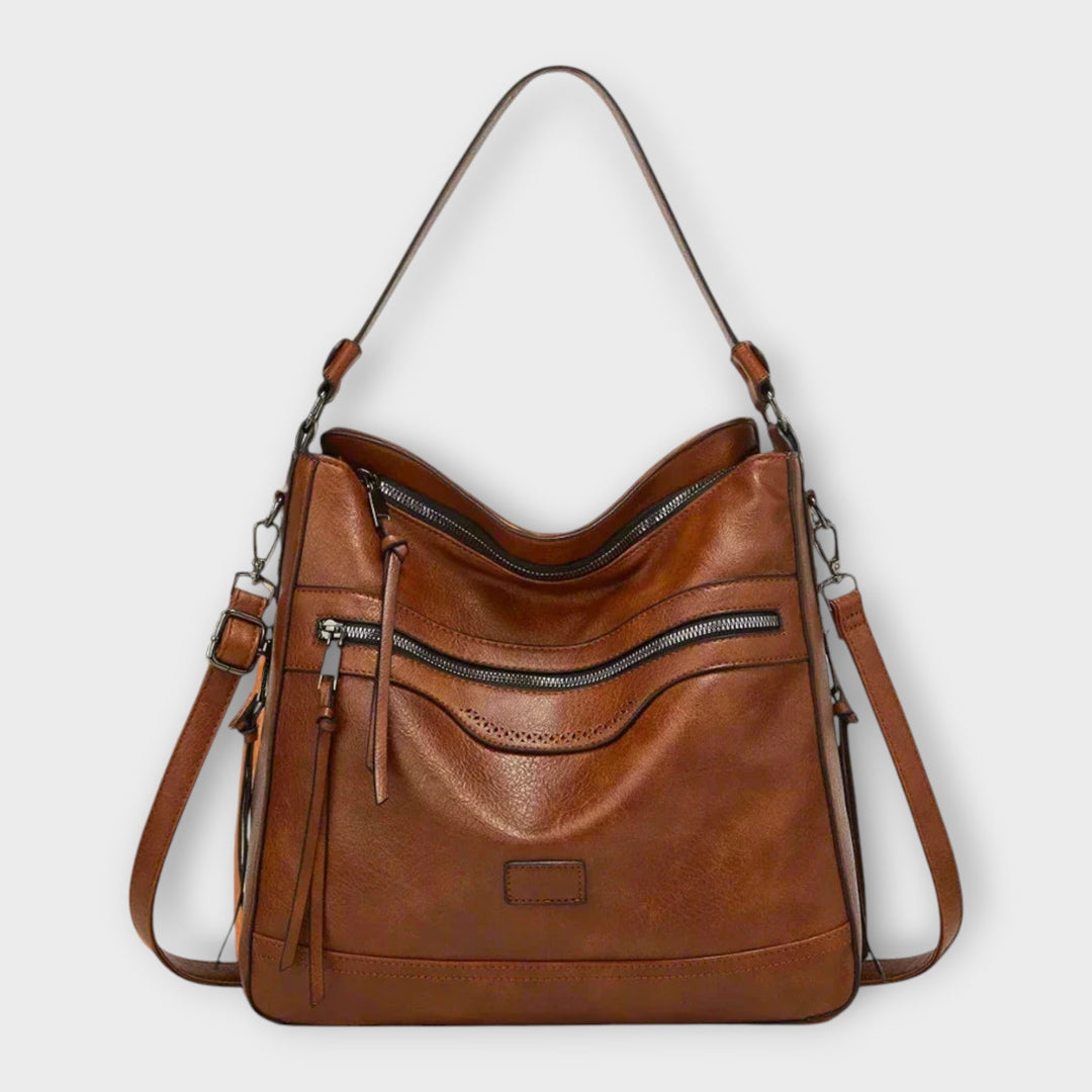 Zoryn | Women's Slouchy Zip-Front Tote Bag