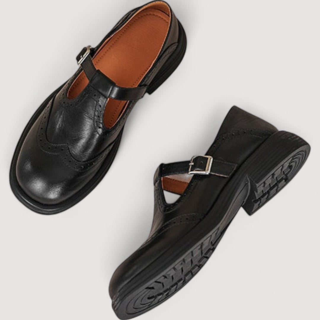 Elarune | Women's Classic Mary Jane Shoes